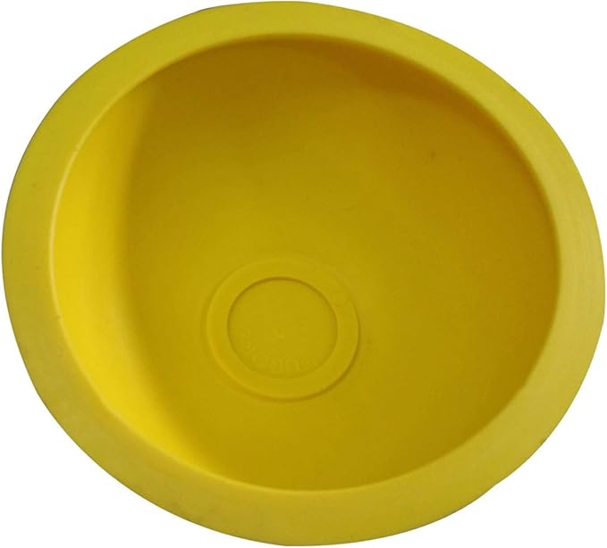 Coralpearl Drain Plunger, Small Hand Force Plumber Helper, Little 4 inch Cup Clog Remover, Tiny Rubber Unclogger in 9" Short Handle for Kitchen Sink, Bathroom Toilet, Shower Bath Tub (Blue + Yellow)
