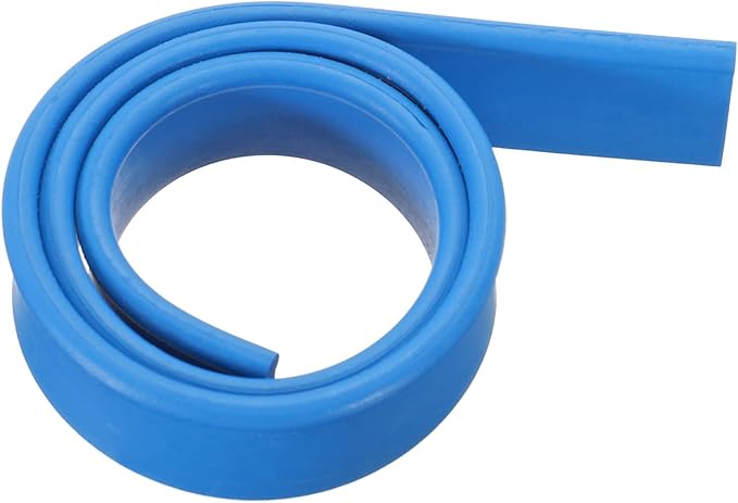 MECCANIXITY Replacement Squeegee Rubber for Window, Glass, Shower Doors, Tile Wall, 17.72 Inch, Blue