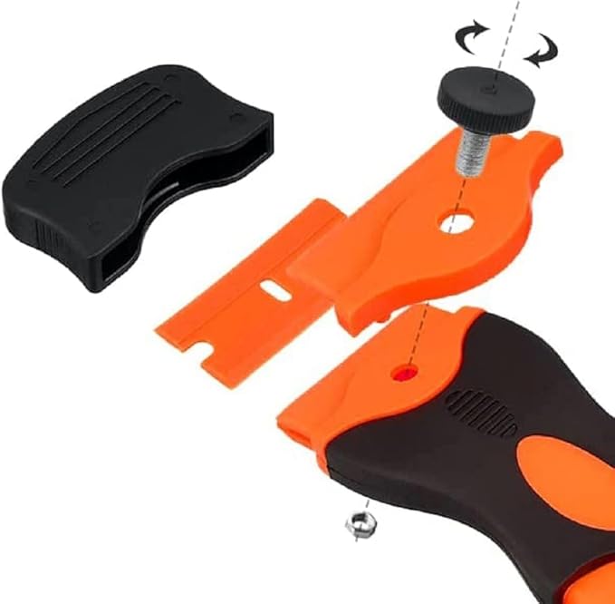 20PCS Plastic Razor Blades, 3 Kinds of Two-Way Scratch-Free Scrapers for Car Wrapping, Window Glass, Label & Glue Removal