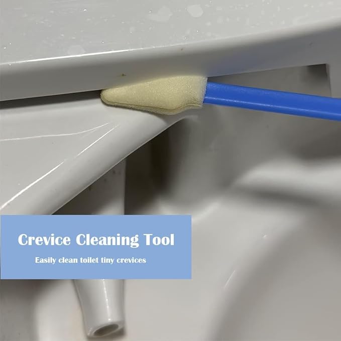 Disposable Crevice Cleaning Brush，car air-Conditioning Vents Brush， Window Rails 、Door Rails、Refrigerator Gaps 、Toilet Gaps Brush 200pcs (Dark Blue)