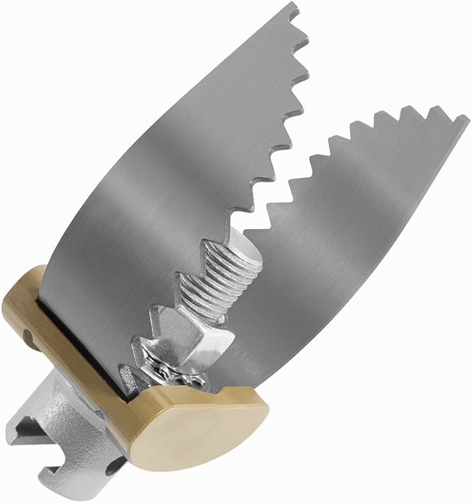 52812 T-230 2" Heavy Duty C-Cutter Drain Cleaning Auger for Ridgid Sectional Cables C-4 C-6 C-7 C-8 & C-9, Compatible with Drain Cleaning Machines K-40 K-45 K-50 K-3800