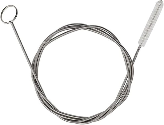 Extra Long Pipe Tube Cleaner Fridge Drain Pipe Dredging Tool Flexible Drain Brush Skinny Tube Spiral Cleaning Brush Drinking Straw Cleaner Brush Nylon Spring Aquarium Filter Brush 155CM (1)