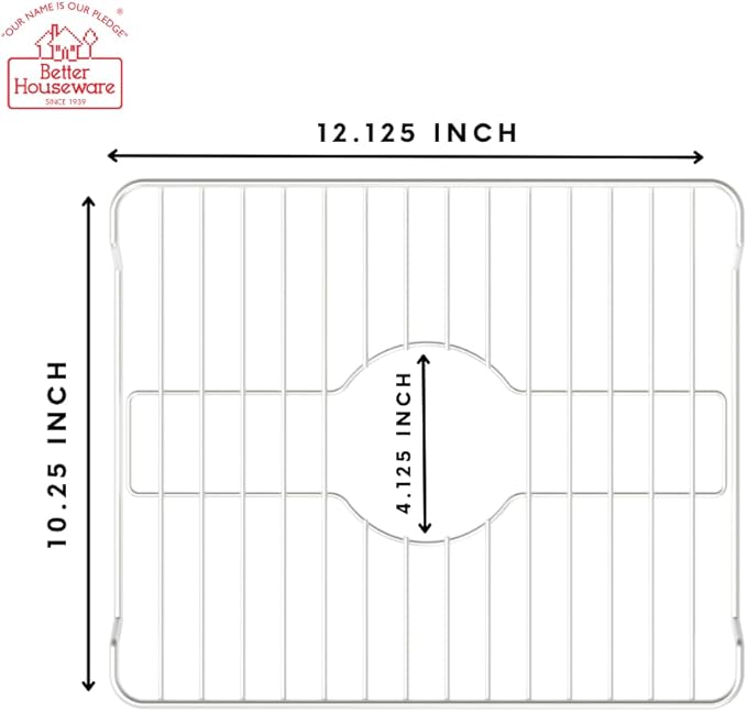 Better Houseware Small White Sink Protector