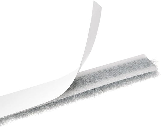 uxcell Weather Stripping Brush, 26ft L x 0.35" W x 0.2" H Self-Adhesive Seal Weatherstrip Sweep Brush Gray for Door Window