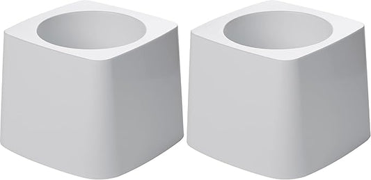 Rubbermaid Commercial Products Toilet Bowl Brush Holder, 5-Inch, White, for Bathroom/Restroom Storage (Pack of 2)