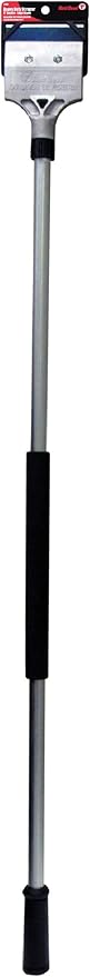 Red Devil 2108 Long Handle Heavy Duty Floor Scraper with 4-Inch Double Edge Steel Blade, Cushioned Grip Handle for Tile, Linoleum, and Carpet Removal