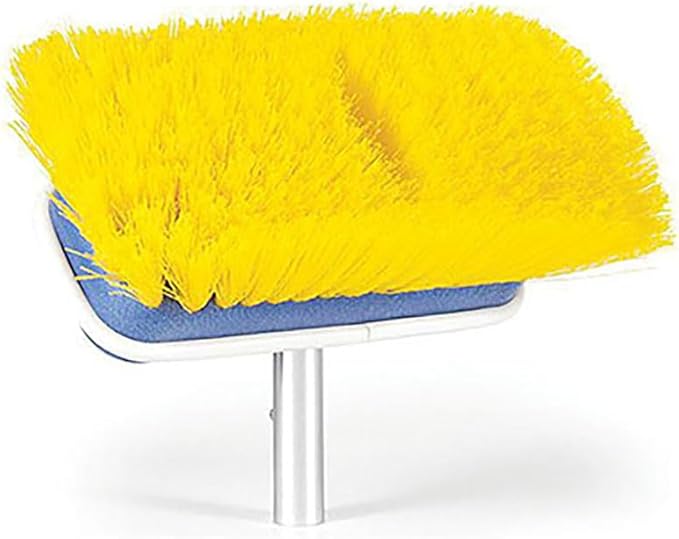 Camco Medium Brush Attachment | Features a 7-Inch Wide Brush Head | Great for Cleaning RVs, Campers, Trailers, Boats, and More (41924)