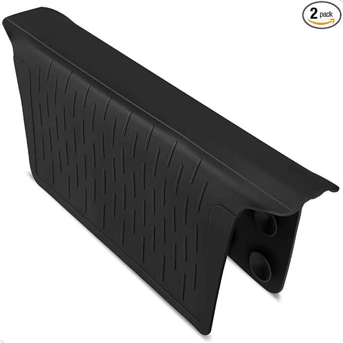 Sink Saddle, Kitchen Sink Mat, Divider Protector Mat, No Odor, Super Soft, No Stains, 12.83'' x 11.1''