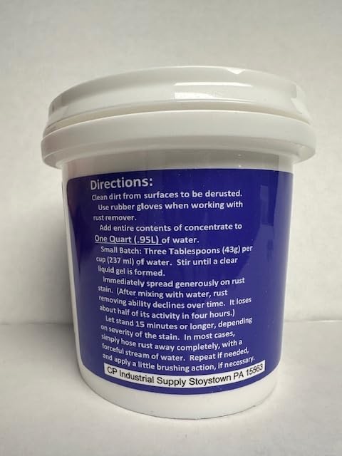 CP INDUSTRIAL SUPPLY Concrete Rust Remover 1Qt