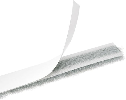 uxcell Weather Stripping Brush, 10ft L x 0.35" W x 0.2" H Self-Adhesive Seal Weatherstrip Sweep Brush Gray for Door Window