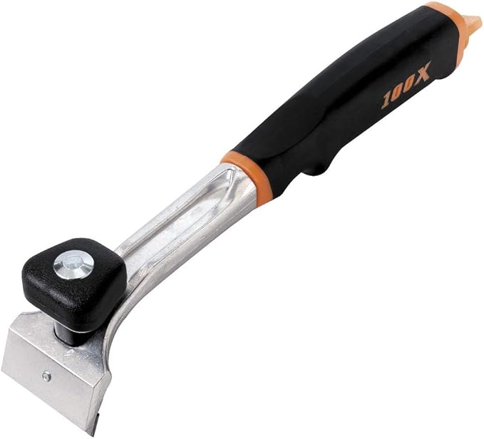 Warner 2" Carbide 100X Soft Grip Scraper with Knob, 10018