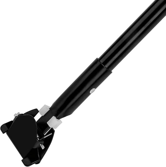 KeFanta 59 Inch Clip on Dust Mop Handle,Commercial Dust Mop Frame Handle,Heavy Duty Metal Stick Replacement for Floor Cleaning