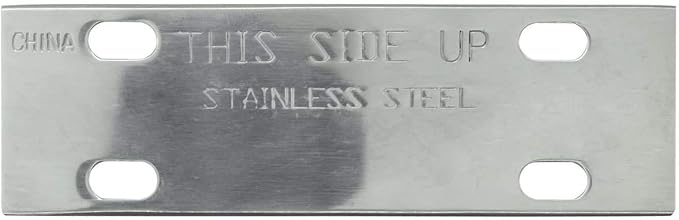 Replacement Blade for Chef Master Griddle Scraper - 5 1/2" Wide x 1.2mm Thick Stainless Steel Reversible Blade - Fits to Most Scrapers - Double Beveled Edge for Chrome Griddles - by FryOilSaver Co.