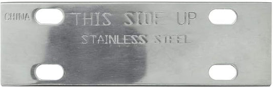 Replacement Blade for Chef Master Griddle Scraper - 5 1/2" Wide x 1.2mm Thick Stainless Steel Reversible Blade - Fits to Most Scrapers - Double Beveled Edge for Chrome Griddles - by FryOilSaver Co.