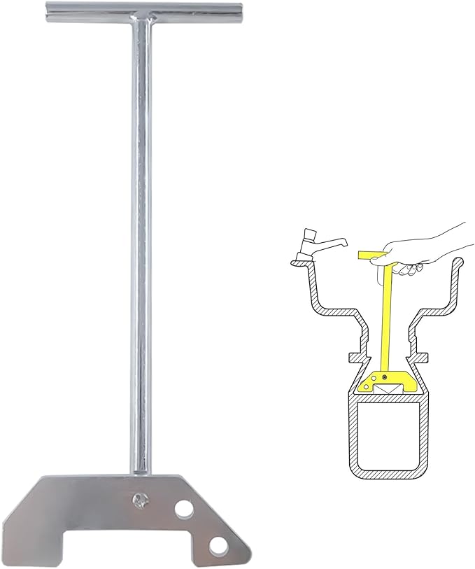 Garbage Disposal Unjamming Wrench, Garbage Disposal Wrench Tool Compatible with Moen/Waste King/InSinkErator Garbage Disposals,Dislodge Jams or Clutter From Above The Sink