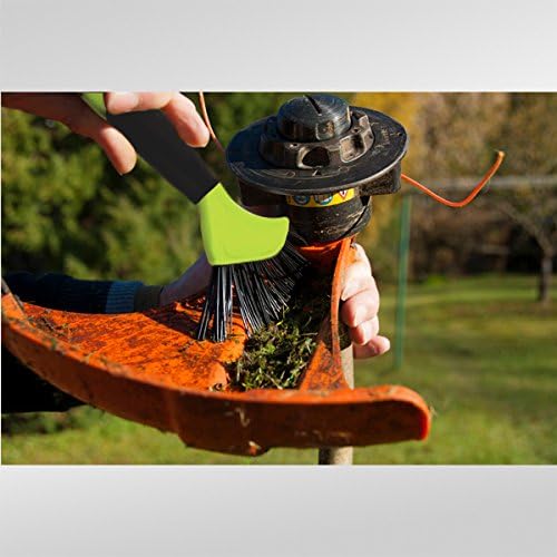 Walensee Lawn Mower Tools Lawn Mower Accessories Lawn Mower Deck Cleaner Lawn Mower Scraper Brush Mower Cleaner Mower Deck Brush Tractor Cleaning Tools 16 Inches Length Green