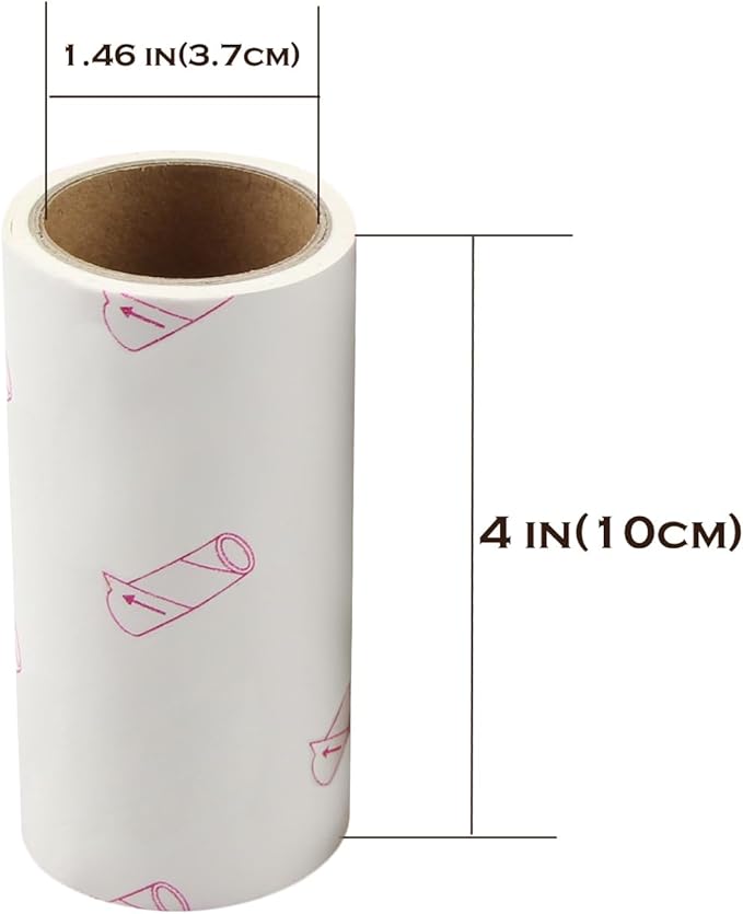Lint Roller Refill,Sticky Roller Pet Hair Roller Refill,4 inch 480 Sheets (8Refills)