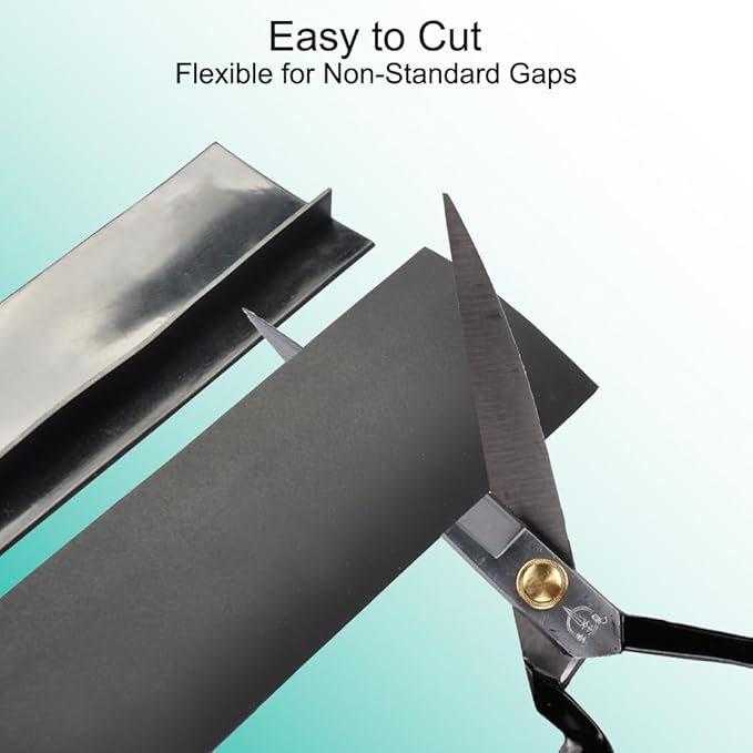 Mofason Stove Gap Covers, Kitchen Silicone Oven Gap Filler – 21 Inches Countertop Strips Gap Guard, Easy to Clean (Black)