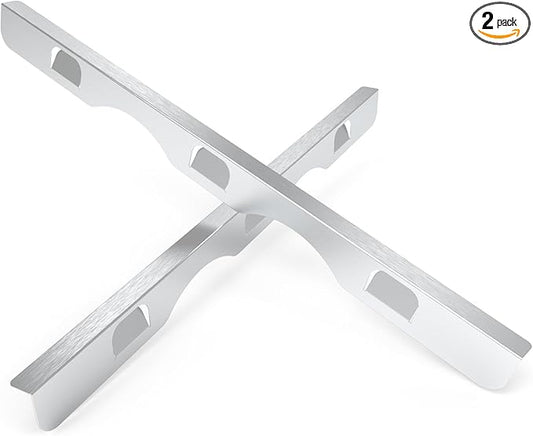Stove Gap Covers 316 Stainless Steel,Thick Stove Gap Filler,Heat-Resistant Oven Side Gap Filler,Between Stove and Counter Slide In Range Trim Kit for Kitchen,2 Pack (23.2” Upgrade Silver)