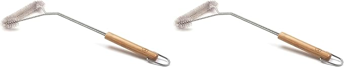 Outset QV49 Collection 3-in-1, 1 EA, Verde Triangular Grill Brush (Pack of 2)