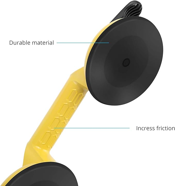 Floor Gap Fixer Tool for Laminate Floor Gap Repair Include Suction Cup and Mallet (Can't use on scraped surface floor)-Yellow Kit