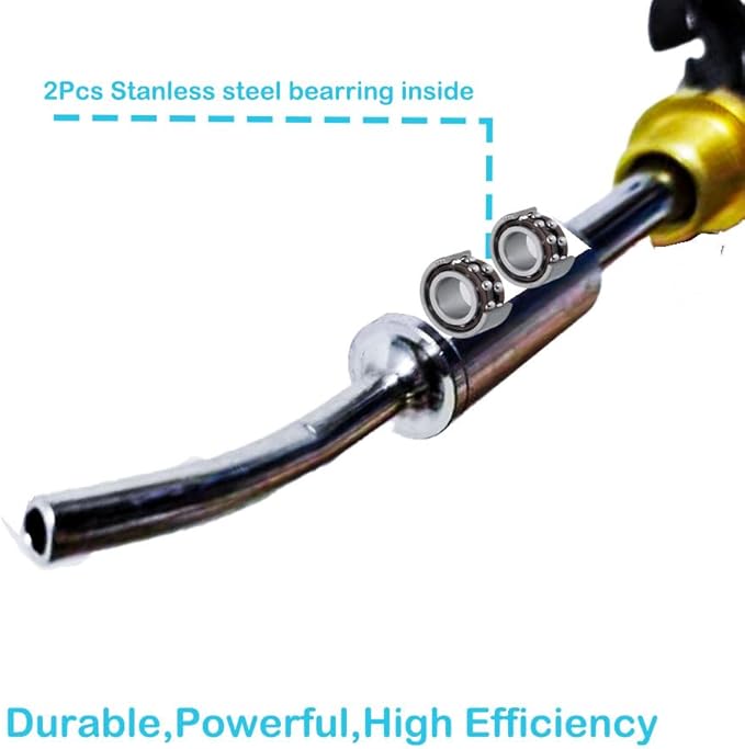 Aluminum Rotate Tube Replacement Part for Z-014 Blowing Gun Black z-020 Car Interior Spraying Cleaning Gun Air Blow Out Tool;Maintenance Rebuild Kit (Aluminium Rotate Tube Pipe)