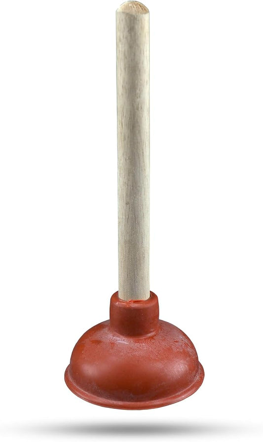 Small Sink Plunger, 10.5-Inch, 4-Inch Mouth, 9-Inch Handle, Compact