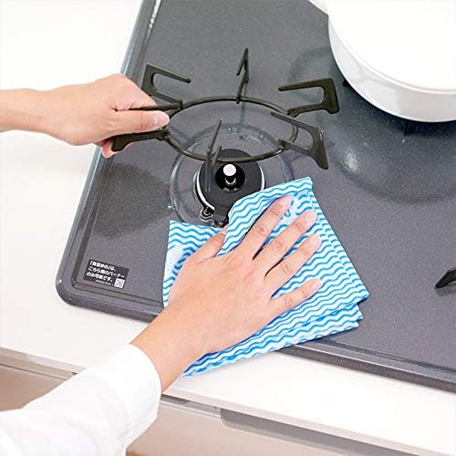 Blue Handi Wipes,Dry Reusable Dish Cloths,Multi use Reusable J Cloth， Disposable Cleaning Cloth Kitchen Towels Machine Washable，2 Rolls Blue and 2 Rolls Green，Total 200 Count