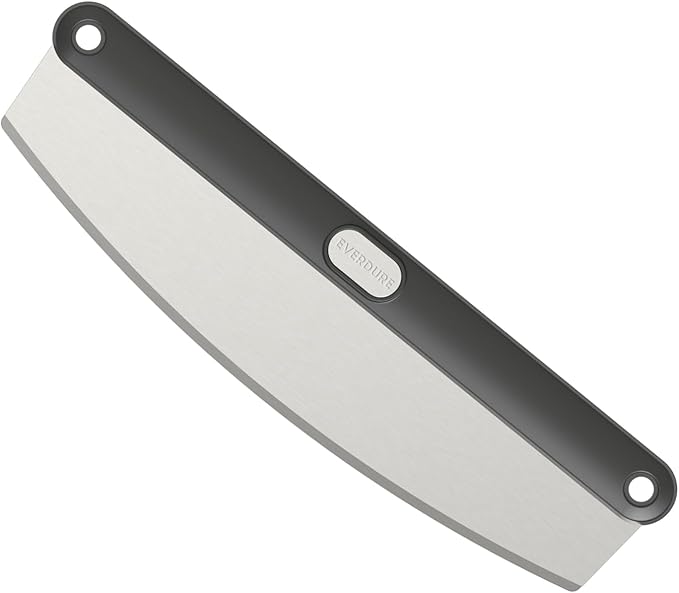 Everdure Pizza Rocker - Powerful One-Cut Stainless Steel Blade, Durable and Comfortable Grip, Dishwasher Safe – Ideal Pizza Cutter for Pizza Lovers, Chefs, Cooks, Bakers