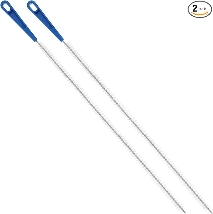 2Pcs 23.62Inch Sink Drain Clog Remover Tool, Ymapinc Toilet Shower Sink Snake Drain Brush, Lint Trap Cleaning Tools, Bathroom Bathtub Unclogger for Kitchen Plumbing