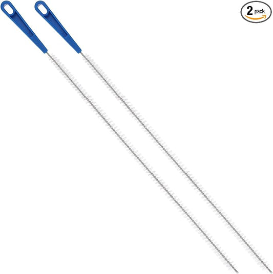 2Pcs 23.62Inch Sink Drain Clog Remover Tool, Ymapinc Toilet Shower Sink Snake Drain Brush, Lint Trap Cleaning Tools, Bathroom Bathtub Unclogger for Kitchen Plumbing