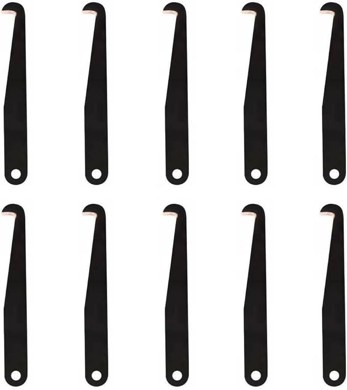 10 Pack Grout Remover Blade Replacement Knife Hook for Grout Removal Tool Cleaner Scraping Rake Tile Seam Cleaning Grout Lines Joints Hand Saw Caulking Application