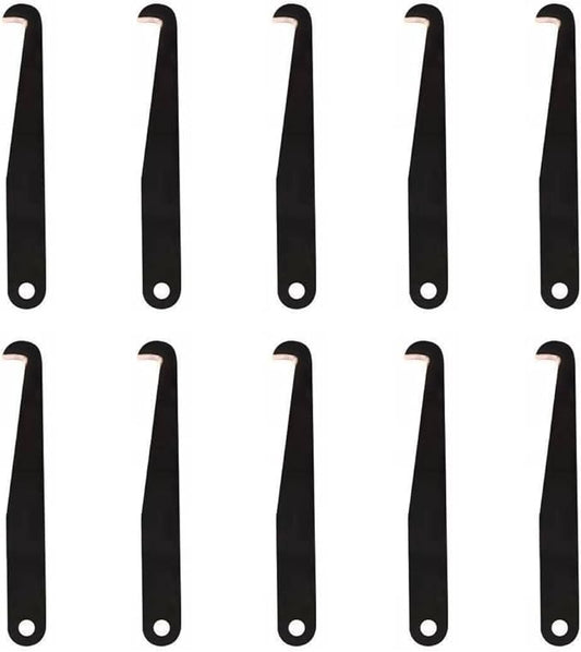 10 Pack Grout Remover Blade Replacement Knife Hook for Grout Removal Tool Cleaner Scraping Rake Tile Seam Cleaning Grout Lines Joints Hand Saw Caulking Application