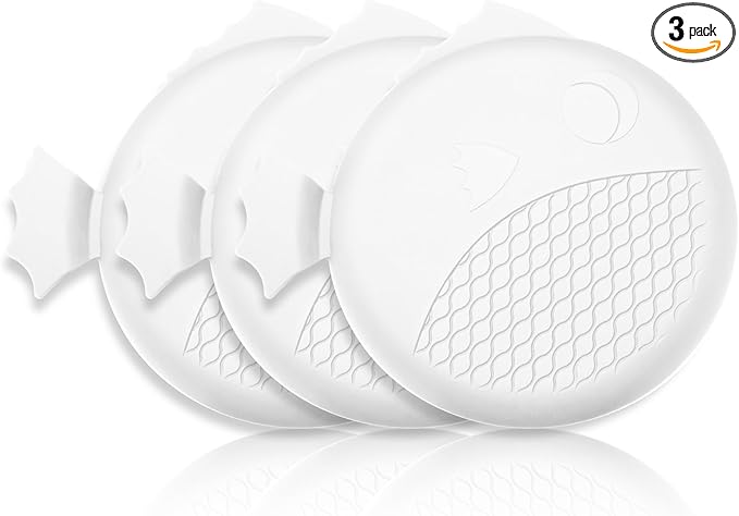 TRAPMATE Bathtub Drain Stopper, Patented 5.9" Suction Tub Plug Drain Cover for Shower, Bath, Kitchen Sink, 3 Pack, White