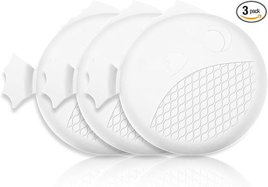 TRAPMATE Bathtub Drain Stopper, Patented 5.9" Suction Tub Plug Drain Cover for Shower, Bath, Kitchen Sink, 3 Pack, White