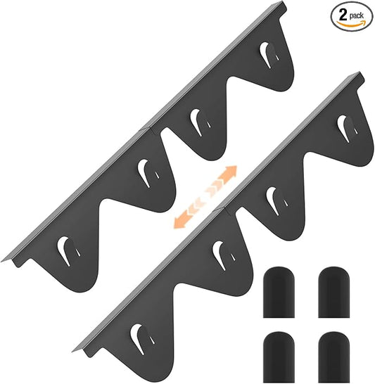 Stove Gap Covers Stainless Steel - 2 Pack Stove Gap Filler, Retractable Length 13.8" to 27.5", Width 0.79" Stove Side Gap Covers for Kitchen, Range Trim Kit, Heat Resistant Gap Guards for Gaps