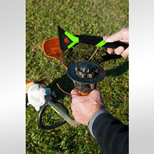 Walensee Lawn Mower Tools Lawn Mower Accessories Lawn Mower Deck Cleaner Lawn Mower Scraper Brush Mower Cleaner Mower Deck Brush Tractor Cleaning Tools 16 Inches Length Green