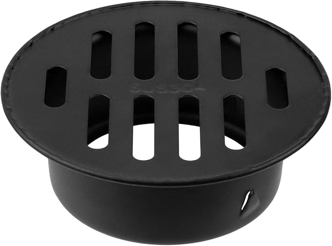Antrader 1pcs Round Floor Drain Cover,2.6 Inch Stainless Steel Floor Drain,Sewer Drain Cover for Outdoor Yard Pipe Roof Balcony
