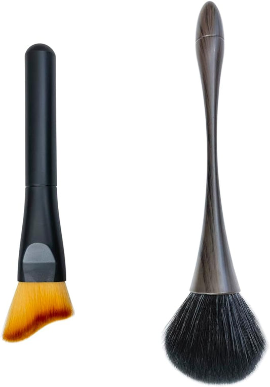 2 Pack Exquisite Dusting Brush Kit, Small Dust Brushes, Feather Duster, Cleaning Brush Perfect for Models, Craf, Collectibles,Computers, Digital Devices, Car Interior, Musical Instruments