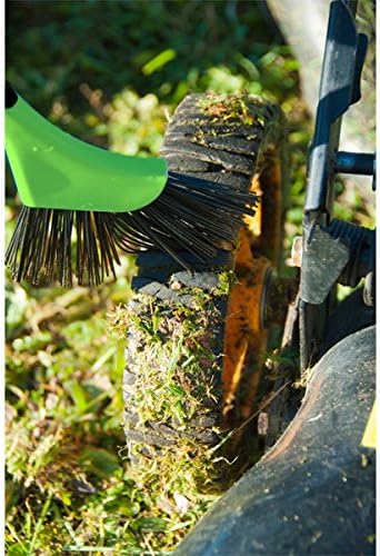 Walensee Lawn Mower Tools Lawn Mower Accessories Lawn Mower Deck Cleaner Lawn Mower Scraper Brush Mower Cleaner Mower Deck Brush Tractor Cleaning Tools 16 Inches Length Green