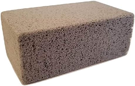 Handy Housewares Grill Cleaning Block - Non-Slip Grip Natural Pumice Stone BBQ/Flat Top Griddle Cleaner Brick (3-Pack)