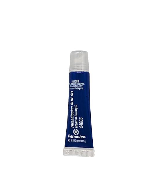 Permatex 24005 Medium Strength Threadlocker Blue Gel, 5 g