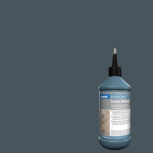 MAPEI UltraCare Grout Refresh, Universal Grout Colorant & Sealer, 8 oz Bottle – Easy Grout Restoration & Protection, 5232 Night Sky