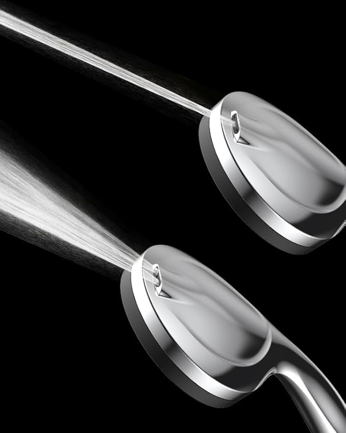 VOXON Shower Head High Pressure 10 Functions, Built-in 2 Power Wash Mode to Clean Corner, Non-Clogging Nozzles, Leakproof Stainless Steel Hose&Adjustable Bracket,for Man, Women, Pet