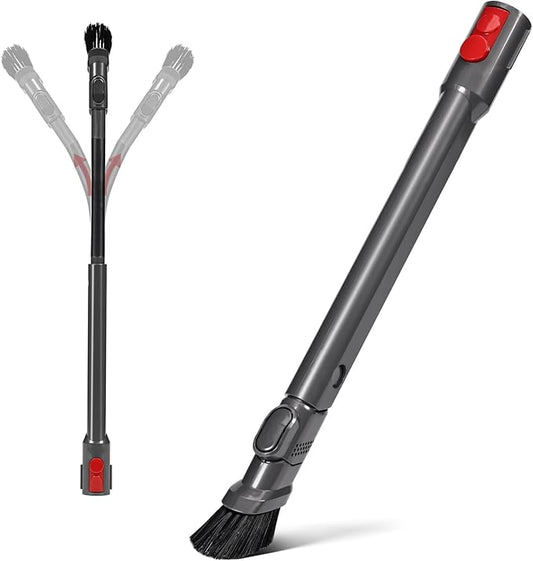 Extendable Flexible Crevice Tool Vacuum Attachments, 971433-01 Quick Release Slim Nozzle Attachment Compatible with Dyson V15 V12 V11 V10 V9 V8 V7 Gen5 G5 Vacuum Cleaner