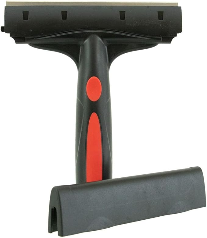 World Enterprises 6" Razor Blade Putty Knife Scraper,Ideal for Cleaning Tile, Stove, Floors, Paint, Adhesive Decals and Stickers from Windows and Glass Includes 1 Double-Edge Blade