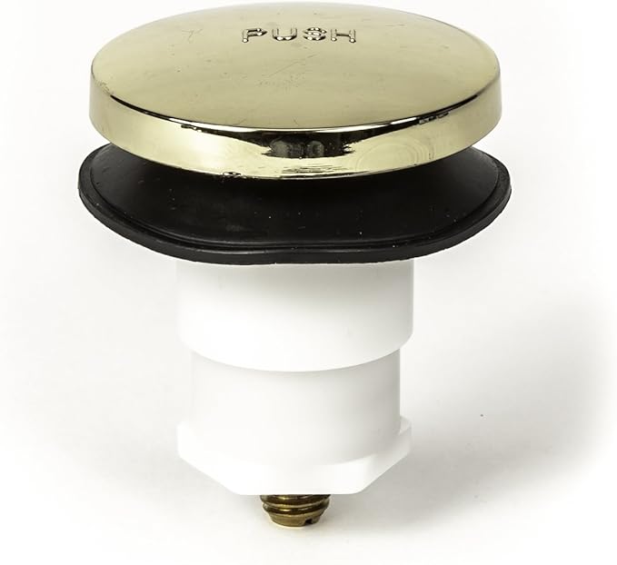 Toe Touch (Tip Toe, Foot Actuated) Bath Tub/Bathtub Drain Stopper Includes 3/8" and 5/16" Fittings