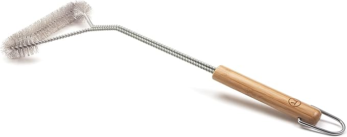 Outset QV49 Collection 3-in-1, 1 EA, Verde Triangular Grill Brush