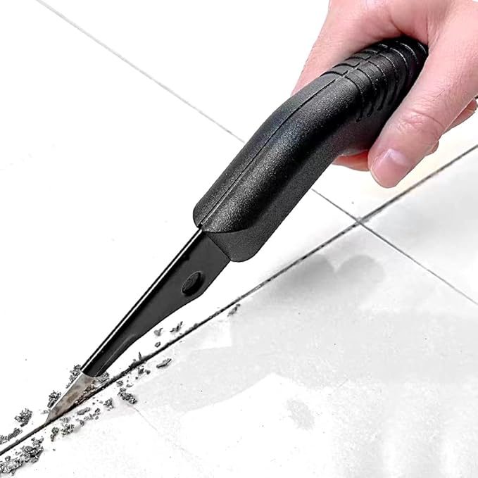 Grout removal tool grout saw removal tool grout removal blade 1 handle and 10 grouting saw blades Used to clean debris in the gaps of tiles for better filling