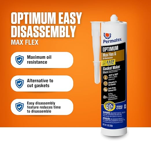 Permatex 27237 Optimum Black Gasket Maker, 13 oz